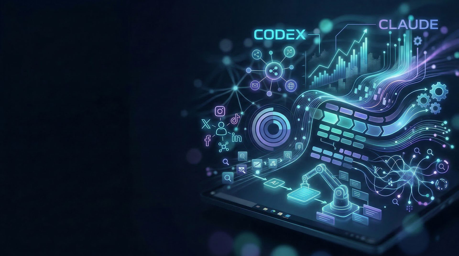 Portada de Marketing y Social Media con Codex (Windows)