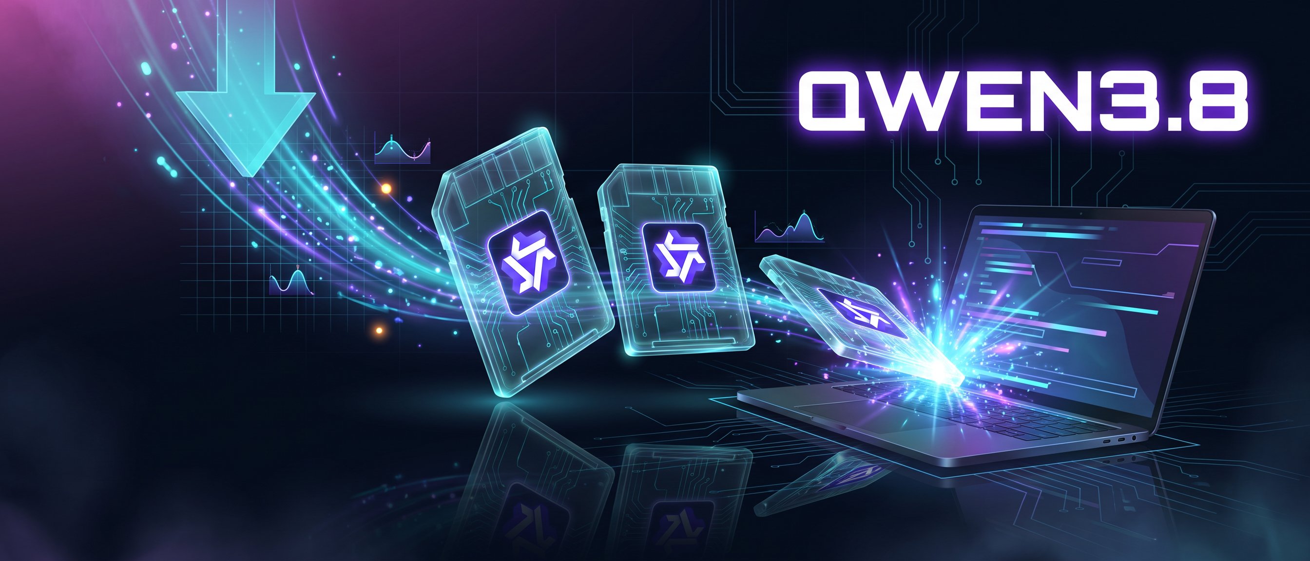 Portada de Qwen3.8 en tu ordenador